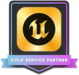 Gold Service Partner for Epic Games and Unreal Engine